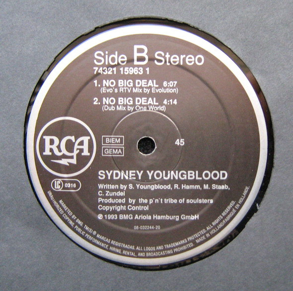 Sydney Youngblood - No Big Deal | BMG (74321 15963 1) - 4 Sydney Youngblood - No Big Deal | BMG (74321 15963 1) - 4