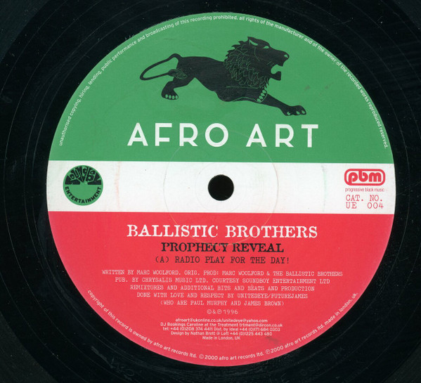 Ballistic Brothers - Prophecy Reveal | Afro Art (UE004)