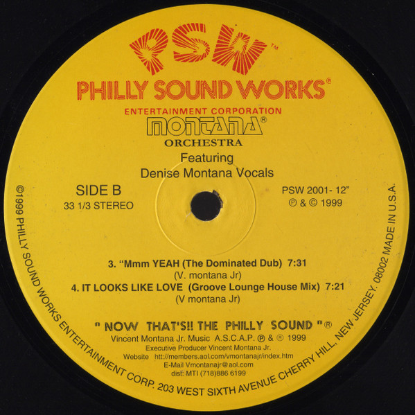 Montana Orchestra  &  Denise Montana - It Looks Like Love | Philly Sound Works (PSW 2001) - 2