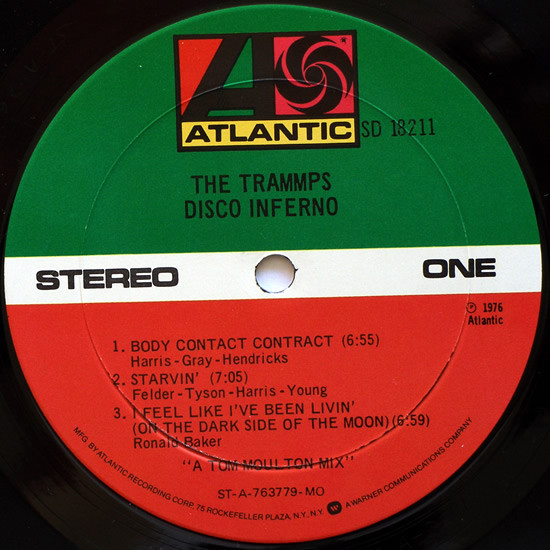 The Trammps - Disco Inferno | Atlantic (SD 18211) - 3