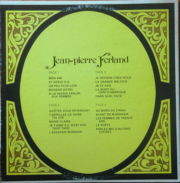 Jean-Pierre Ferland - Les Grands Succès Barclay Vol 5 | Barclay (75005) - 3