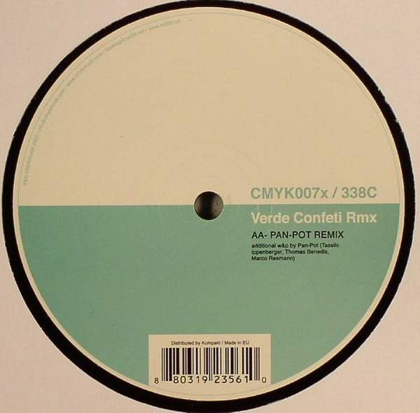 Damián Schwartz - Verde Confeti Remixes | Cmyk Musik (CMYK007x / 338C) - 2