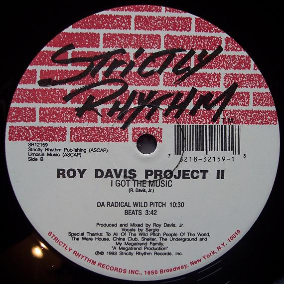 Roy Davis Jr. - I Got The Music | Strictly Rhythm (SR12159) - 2