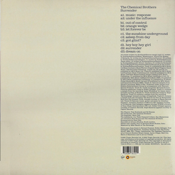 The Chemical Brothers - Surrender | Freestyle Dust (XDUSTLP4) - 3 The Chemical Brothers - Surrender | Freestyle Dust (XDUSTLP4) - 3