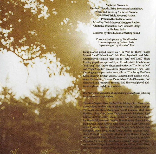 Au Revoir Simone - The Bird Of Music | Moshi Moshi Records (MOSHICD17) - 4
