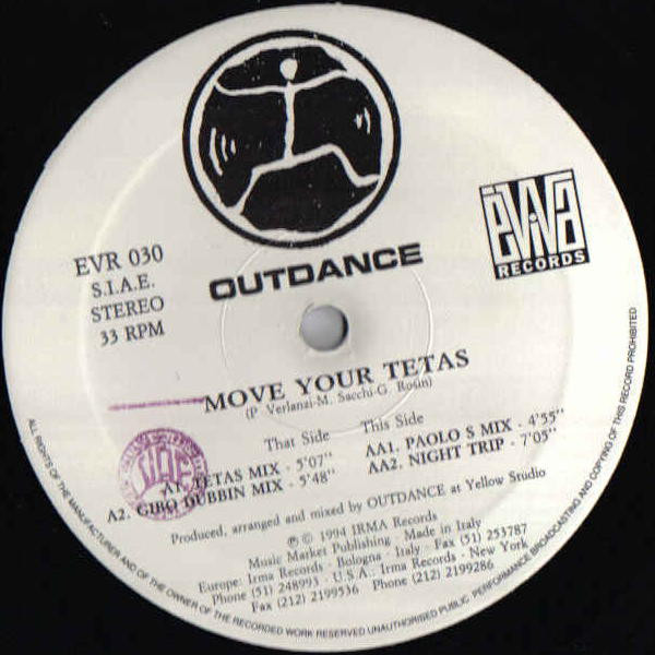 Outdance - Move Your Tetas | Èviva Records (EVR 030) - main Outdance - Move Your Tetas | Èviva Records (EVR 030) - main