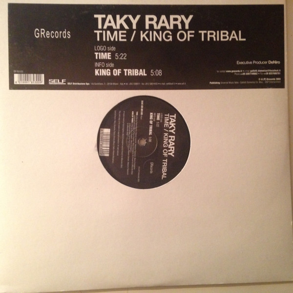 Taky Rary - Time / King Of Tribal | GRecords (GR 001/03) - main