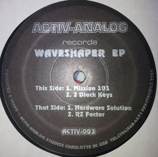 Activ-Analog - WaveShaper EP | Activ-Analog Records (activ-003)