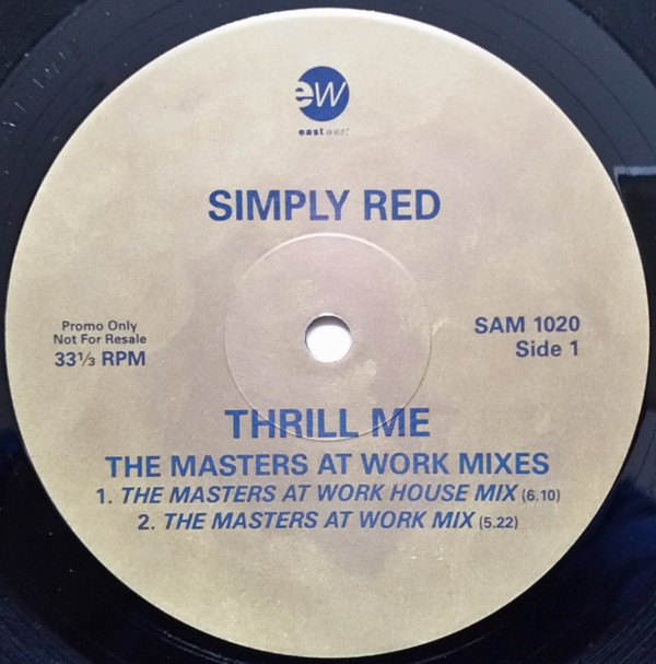 Simply Red - Thrill Me | EastWest (SAM 1020) - 3 Simply Red - Thrill Me | EastWest (SAM 1020) - 3