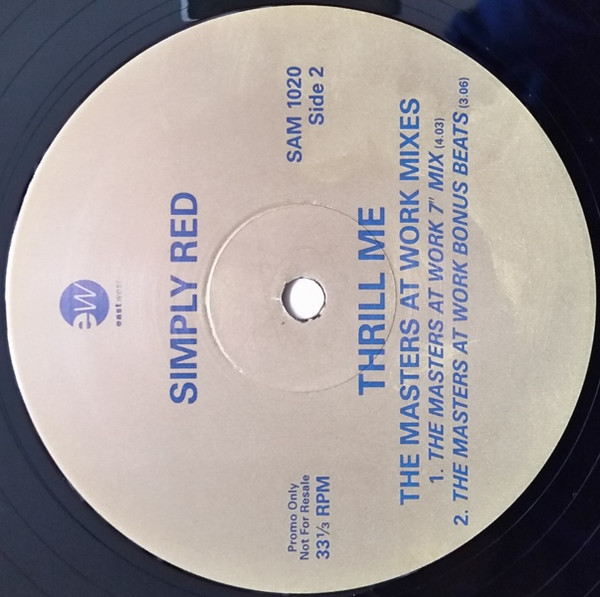 Simply Red - Thrill Me | EastWest (SAM 1020) - 4 Simply Red - Thrill Me | EastWest (SAM 1020) - 4