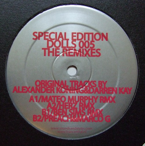 Alexander Koning / Darren Kay - Special Edition Dolls 005 The Remixes | Dolls (Dolls005) - main