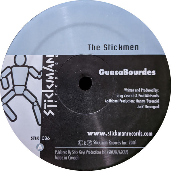 The Stickmen - Guaca Bourdes / Mobile Funk | Stickman Records (STIK 086)