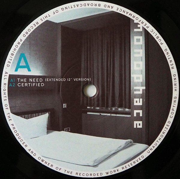 Monophace - The Need | K2 O Records (K2O23) - 3 Monophace - The Need | K2 O Records (K2O23) - 3