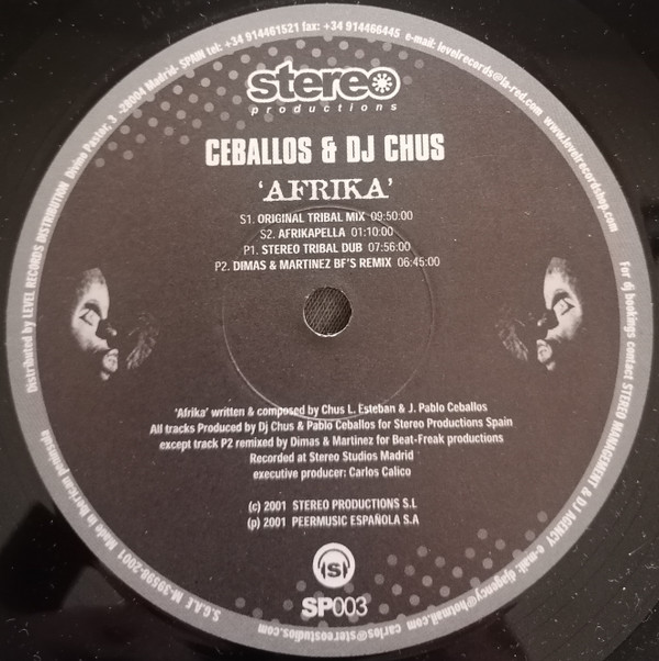 Chus & Ceballos - Afrika | Stereo Productions (SP003)