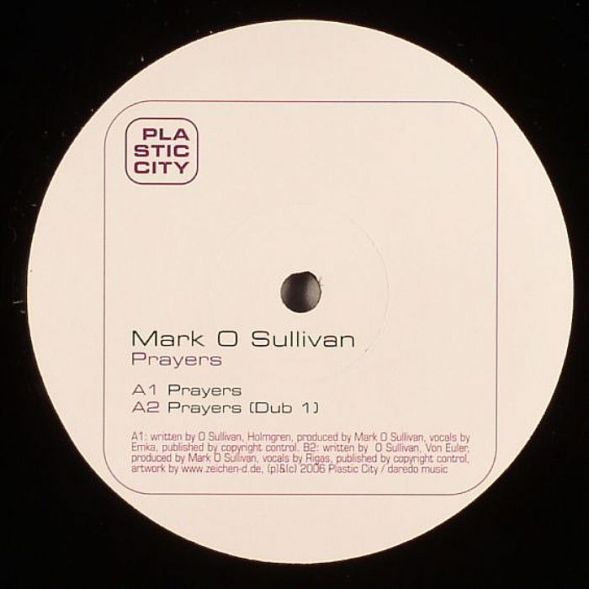 Mark O'Sullivan - Prayers | Plastic City (plax055-6)