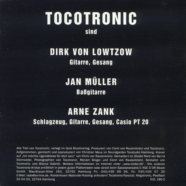 Tocotronic - Wir Kommen Um Uns Zu Beschweren | L'Age D'Or (LADO 17038-2) - 2