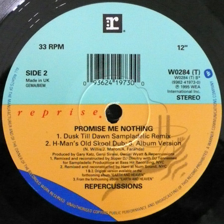Repercussions - Promise Me Nothing | Reprise Records (W0284 (T)) - 4 Repercussions - Promise Me Nothing | Reprise Records (W0284 (T)) - 4