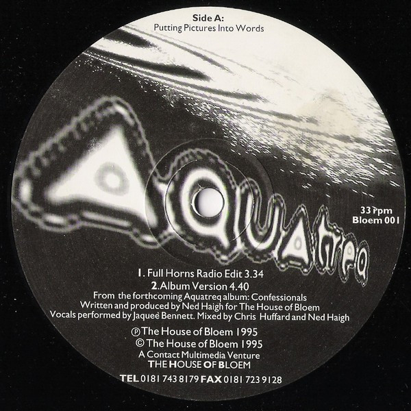 Aquatreq - Putting Pictures Into Words | The House Of Bloem (Bloem 001)