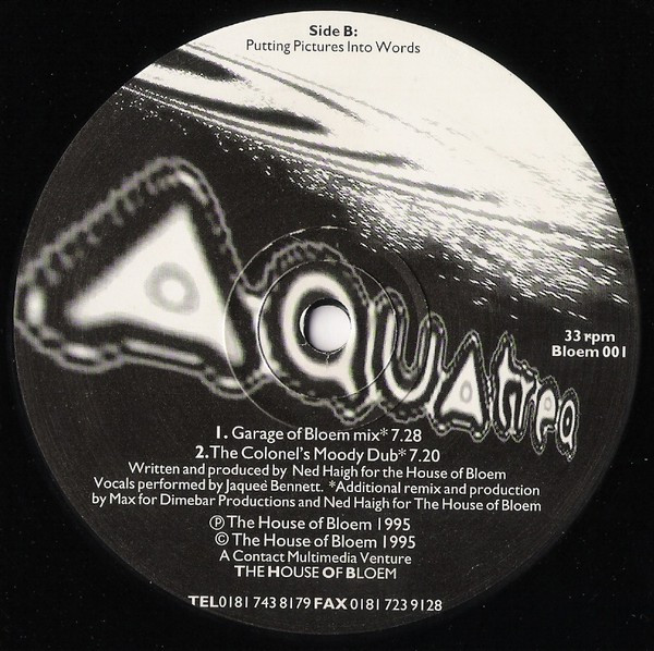 Aquatreq - Putting Pictures Into Words | The House Of Bloem (Bloem 001) - 2