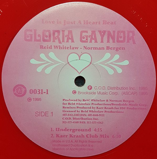 Gloria Gaynor - Love Is Just A Heart Beat | Fly (FLY 0031-1) - 2 Gloria Gaynor - Love Is Just A Heart Beat | Fly (FLY 0031-1) - 2