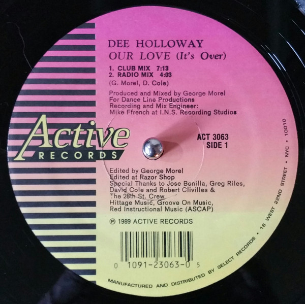 Dee Holloway - Our Love (It's Over) | Active Records (ACT 3063) - 4 Dee Holloway - Our Love (It's Over) | Active Records (ACT 3063) - 4