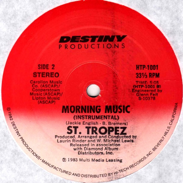 St. Tropez - Morning Music | Destiny Productions (HTP-1001) - 3