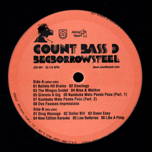 Count Bass D - Begborrowsteel | Jazzy Sport (JSV-001) - 2 Count Bass D - Begborrowsteel | Jazzy Sport (JSV-001) - 2