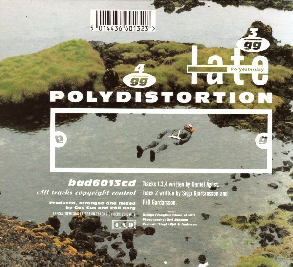 GusGus - Polyesterday | 4AD (BAD 6013 CD) - 2