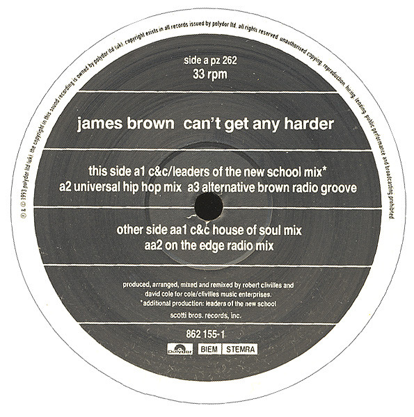 James Brown - Can't Get Any Harder | Polydor (PZ 262) - 4 James Brown - Can't Get Any Harder | Polydor (PZ 262) - 4