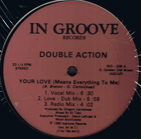 Double Action - Your Love (Means Everything To Me) | In Groove Records (ING-008) - main