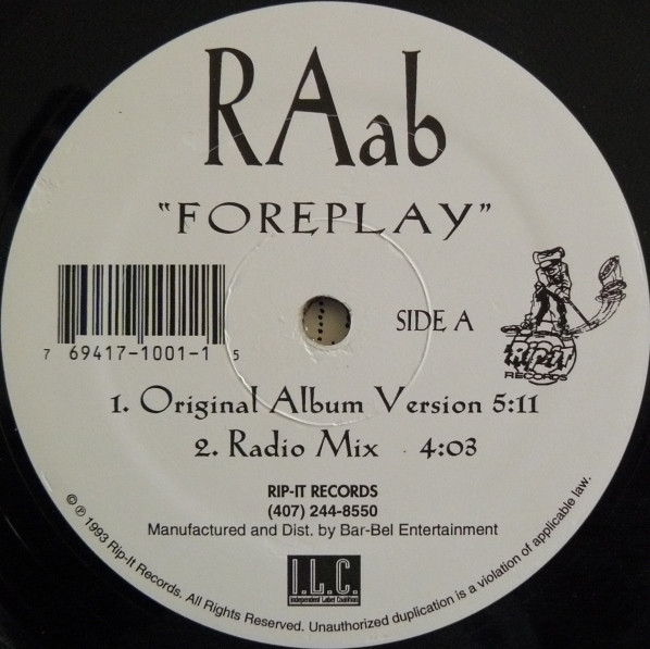 RAab - Foreplay | Rip-It Records (1001-1) - main