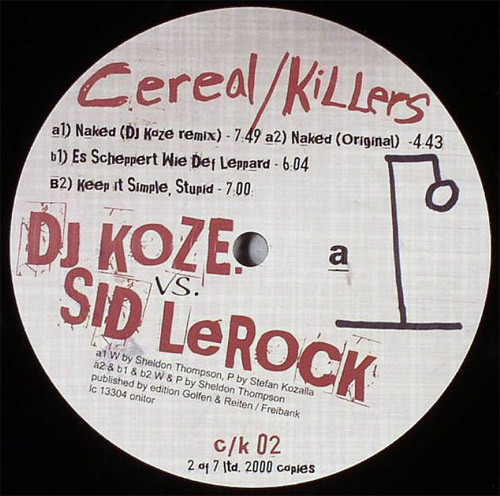 DJ Koze vs. Sid LeRock - Naked | Cereal/Killers (c/k 02)