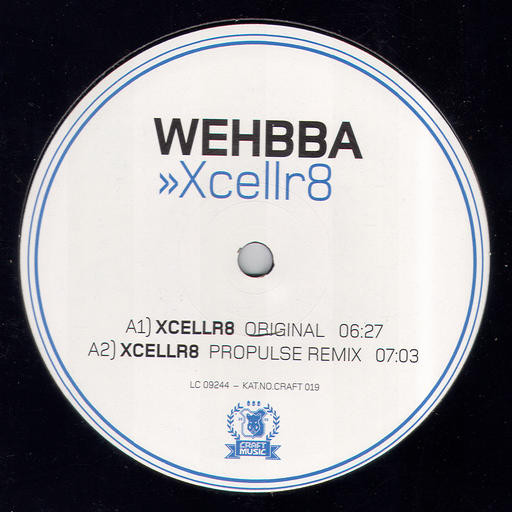 Wehbba - Xcellr8 | Craft Music (CRAFT 019) - 3 Wehbba - Xcellr8 | Craft Music (CRAFT 019) - 3