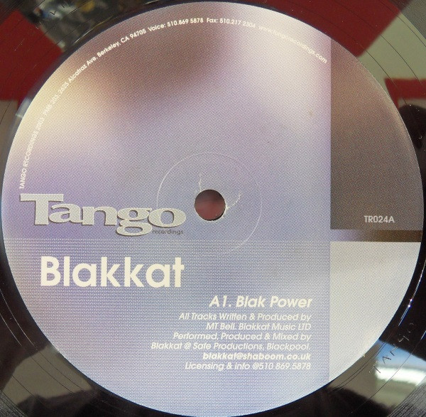 Blakkat - Blak Power / Job Satisfaction | Tango Recordings (TR024) - main