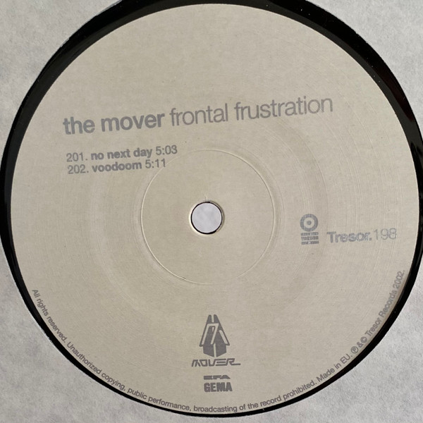 The Mover - Frontal Frustration | Tresor (Tresor 198) - 4