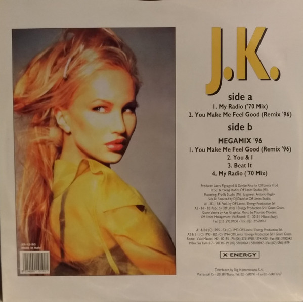 J.K. - My Radio | X-Energy Records (X-12192) - 7