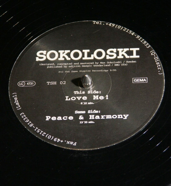 Sokoloski - Peace And Harmony | The Same Hippies Recordings (TSH 02) - main Sokoloski - Peace And Harmony | The Same Hippies Recordings (TSH 02) - main