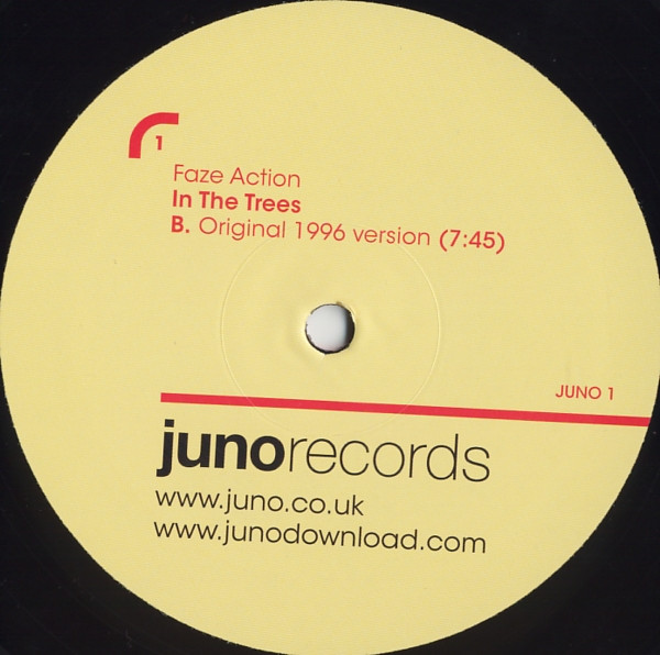 Faze Action - In The Trees (Carl Craig Remix, Original Mix) | Juno Records (JUNO 1) - 4