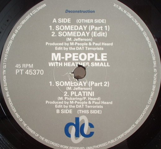 M People With Heather Small - Someday | Deconstruction (PT 45370) - 3 M People With Heather Small - Someday | Deconstruction (PT 45370) - 3