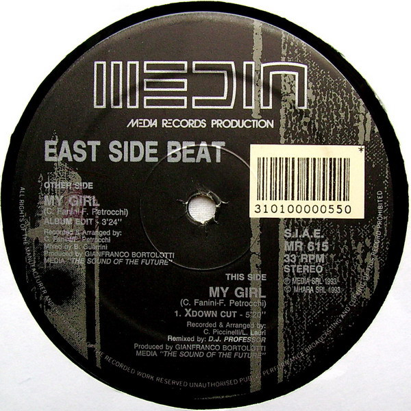 East Side Beat - My Girl | Media Records (MR 615) - main