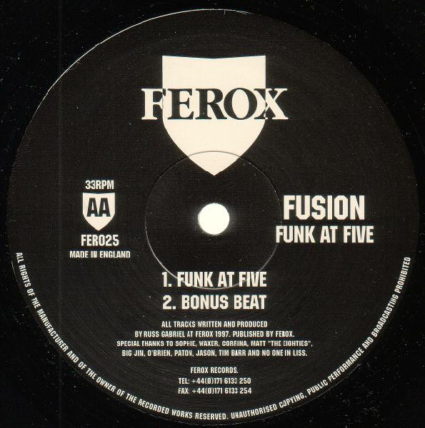 Fusion - Funk At Five | Ferox Records (FER025) - 2