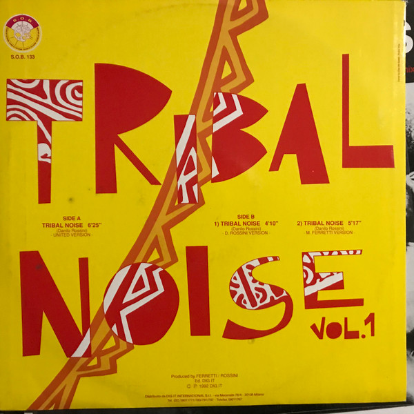 Unknown Artist - Tribal Noise Vol.1 | S.O.B. (Sound Of The Bomb) (S.O.B. 133) - 2