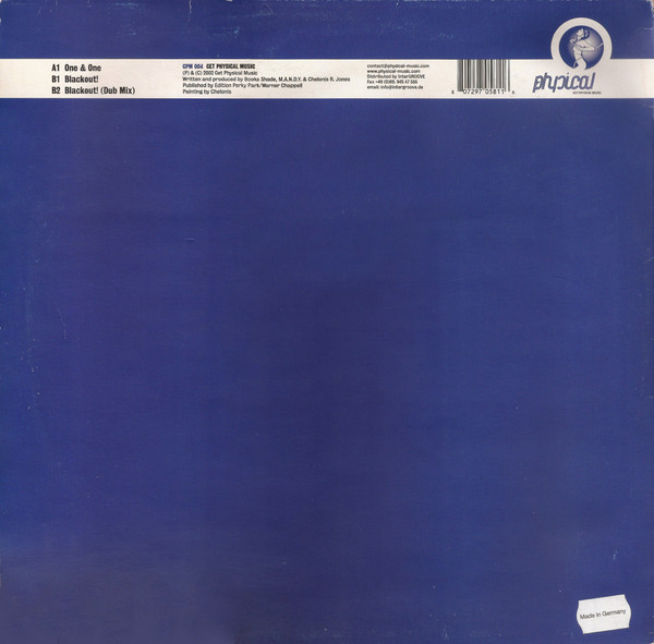 Chelonis R. Jones - One & One | Get Physical Music (GPM 004) - 2 Chelonis R. Jones - One & One | Get Physical Music (GPM 004) - 2