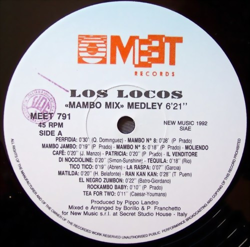 Los Locos - La Raspa | Meet Records (MEET  791) - 3