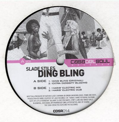 Slade Stiles - Ding Bling | Casa Del Soul Records (CDSR014) - main