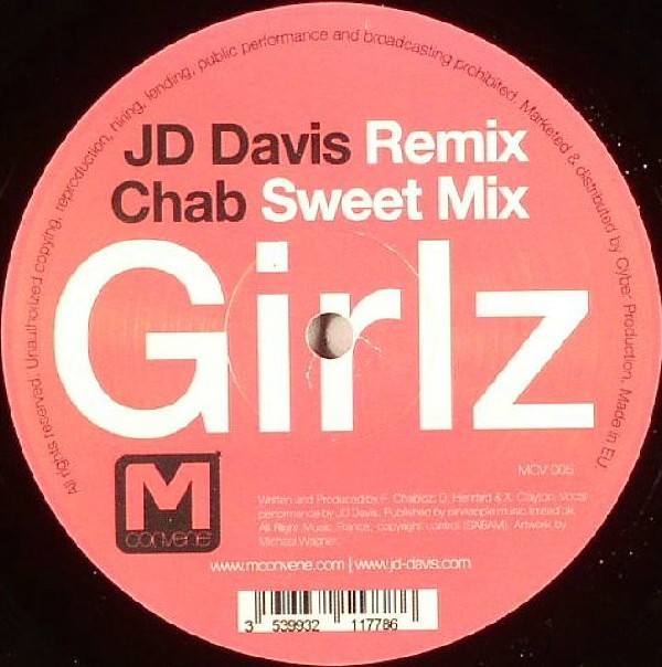 Chab & JD Davis - Girlz | Mconvene (MCV 005) - 2