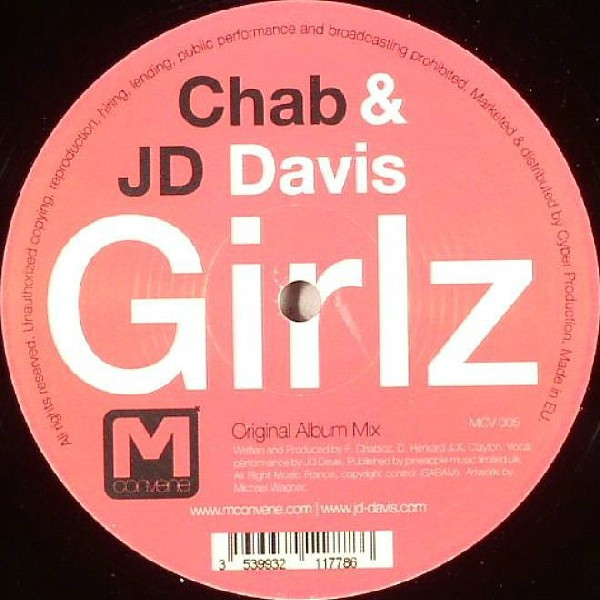 Chab & JD Davis - Girlz | Mconvene (MCV 005) - main