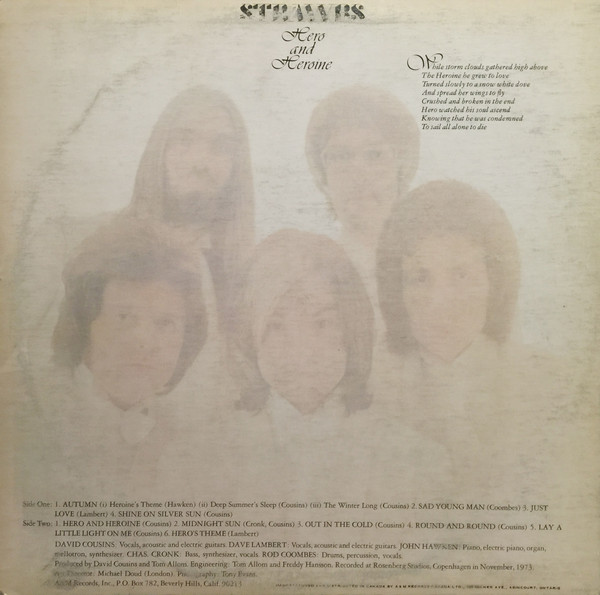 Strawbs - Hero And Heroine | A&M Records (SP-3607) - 2