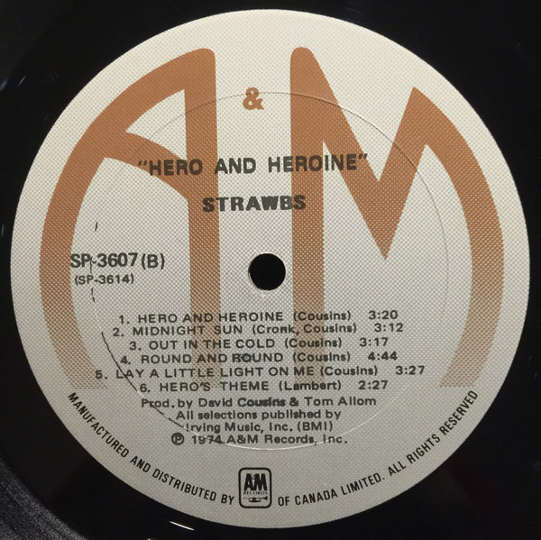 Strawbs - Hero And Heroine | A&M Records (SP-3607) - 4