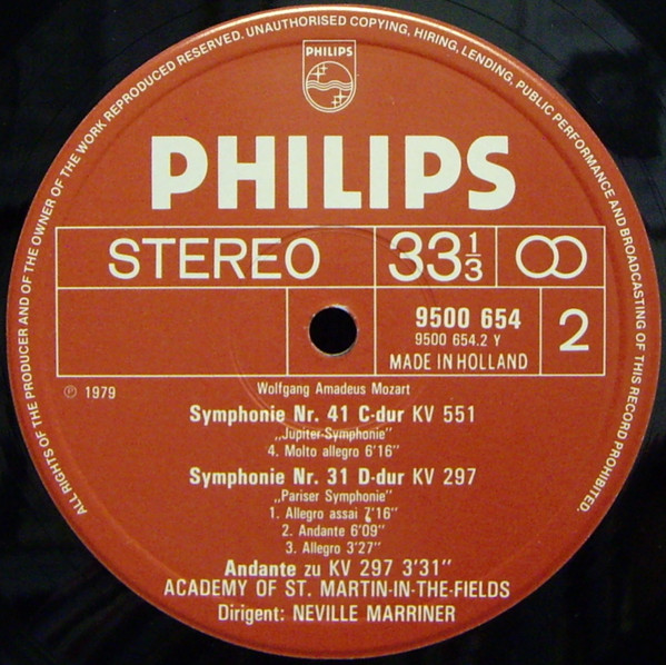 Symphonies 41 «Jupiter» & 31 «Paris»